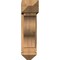 Ekena Millwork Funston Arts and Crafts Smooth Bracket w/ Offset Brace, Western Red Cedar, 7 1/2"W x 24"D x 28"H BKT0806X24X28FST03SWR - alternate 4